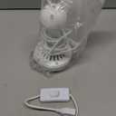 VizGiz Small USB Ceiling Fan DC 5V Air Circulator Fan 6 Detachable Blades Portable Hanging Ceiling Fans for RV 5th Wheel Camper Trailer Boat Camping Tent Tarp Canopy Sun Shelter Screen House Gazebo