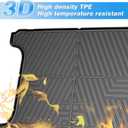 Powerty Truck Bed Mat for 2019-2025 2026 Dodge RAM 1500 Accessories 5.7 FT Truck Bed Mat TPE All Weather Cargo Licner Heavy-Duty Cargo Mat Bedliner