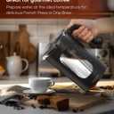 Electric Tea Kettle, INTASTING Glass Electric Kettle with tea Infuser and Precise knob temperature control, 1200W Fast Heating, BPA-Free, Easy to Clean, 1 Liter (Dark Gray)
