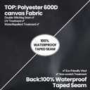 Windyun Winter Air Conditioner Cover AC Cover for Outside 36x36 Inch Universal Waterproof Units 600d Oxford Fabric Sturdy Central Defender Fits Most Central Protects from Rain Snow Leaves Sun(Black)