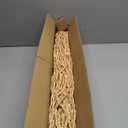 35.5" x 75" Bamboo and Wood Beaded Curtain for Doorway 52 Strands Handmade Bohemian Door Beads Curtain Boho Hanging Room Divider for Bedroom Living Home Deco, Beige