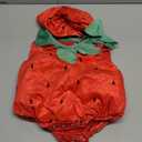 Toddler Baby Strawberry Costume Halloween Cosplay Animal Romper for Boy and Girl (12-24M, Red)