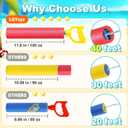LQYoyz Water Gun, 6 Pack Super Water Soaker Blaster Squirt Guns 40 Ft Water Shooter Swimming Pool Beach Summer Party Outdoor Water Game Fighting Toys for Kids Boys Girls