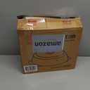 Leraze Tall Glass Microwave Splatter Cover for Food - Cookware & Bakeware Serving Dish Cover, Plate Guard Lid with Easy Grip Silicone Handle Knob - 100% Food Grade BPA Free & Dishwasher Safe - 10in