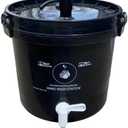 Portable Hand Washing Station -Compact Design with Soap Dispenser - Portable Hand Wash Station for Outdoor, Events, Sports, Travel, Beach and Construction Use (Black 2.5 Gallon)