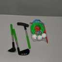 Kids Golf Clubs Set, Retractable Toy Golf Clubs for Toddlers,3 Clubs with Practice Balls, Putting Cups and Flag Poles,Mini Golf Set for Children Age 2 3 4 5 Years Old-Right Hand