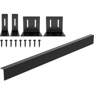 30" Slide-in Range Rear Filler Kit,Kitchen Stove Gap Covers for Stove-Black