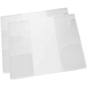 2 Pack Protective Covers for 48K Weeks Planner, Hobonichi Weeks Clear Cover, Durable Material