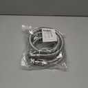 Kabel-Elektro 4 Ft. washing machine hoses Set (Straight / 90 deg.). Wide internal Diameter, 3/4 inches connector compatible NPT faucets and washing ports, Stainless Steel, PVC