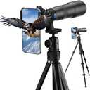APEXEL 50x Telephoto Lens for iPhone & Android Phones | Wildlife Moon Photography Lens Kit with Universal Clip & Ball-Head Tripod | High-Definition Optical Zoom Lens for Landscapes & Target Viewing