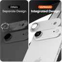 Camera Lens Protector for iPhone Air, Aluminum Alloy Sapphire Glass Camera Cover Screen, Anti-drop, Case Friendly-Cloud White