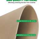 Non Skid Rubber Furniture Pads for Recliners,Furniture Grippers, Gripper Pads,Anti Slide Furniture Pads Hardwood Floor Protector,Fits Recliners,Swivel Chairs,Brown Solid Pad (25.2 Outside Diameter)