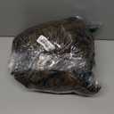 Women's Two-Tone Faux Fur Coat - Fluffy Winter Jacket with Lapel Collar, Hooks & Pockets, Size M