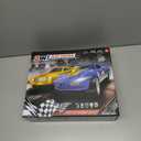 Slot Car Race Track Sets for Boys Age 4 5 6 7 8-12, Electric Race Car Track with 4 High-Speed Racing Car, Dual Racing Game Lap Counter Circular Overpass Track, Christmas Birthday Gifts Toys for Kids