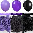 PartyWoo Dark Purple Balloons 128pcs Different Sizes of 18 12 10 5 Inch Royal Purple Balloon Arch Kit Garland for Birthday Baby Shower Graduation Anniversary Bachelorette Party Decorations Purple-Y16
