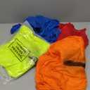 Suhine 48 Pcs Youth Pinnies - Mesh Basketball Team Practice Jersey - Numbered Soccer Scrimmage Vest for Sports (Cheerful Colors)