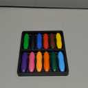 YPLUS Peanut Crayons for Kids, 12 Colors Washable Toddler Crayon, Non-Toxic Baby Crayon for ages 2-4, 1-3, 4-8, Coloring Art Supplies