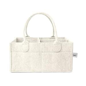 Mr. Pen Baby Diaper Caddy - Portable Organizer for Changing Table & Car, Beige