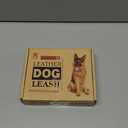 Leather Dog Leash 6ft x 3/4 inch,Strong Heavy Duty Genuine Leather Braided Dog Training Leash, Soft and Comfortable Leather Leash for Large Dogs, Medium Small Dogs (Brown, 6FT*3/4in)