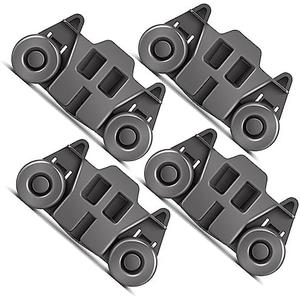 W10195416 Dishwasher Wheels Lower Rack Compatible with Kitchenaid Whirlpool Maytag Kenmore Dishwasher Replacement Parts W10195420 AP5983730 PS11722152 Upgraded Lavavajillas Rack Lower Wheels 4 Pack