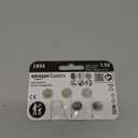 Amazon Basics 5-Pack LR44 Alkaline Button Coin Cell Battery, 1.5 Volt, Long Lasting Power, Mercury-Free