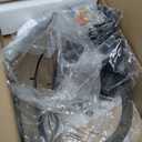 Vintage Wood Pendant Light Fixtures, Modern Farmhouse Walnut Dining Room Chandelier, Mid-Century Ceiling Mount Hanging Light Fixture for Kitchen, Bedroom, Living Room, Foyer, Art Decor, Black (Bottle Shape)