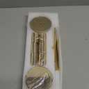 Gold Taper Candlestick Holders,Taper Candle Holders Set of 6,Metal Taper Candle Sticks Stand Holders,Modern Decorative Candle Holders for Wedding Certerpieces,Festive, Mantel,Home,Party (French Glod)