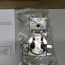 Ravinte 50 Pack 25 Pairs 1/2 inch Overlay Soft Close Hinges for Kitchen Cabinet Hinges Satin Nickel Hidden Hinges Stainless Steel Concealed Hinge self Closing