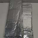 Reflective Bubble Insulation Sheet, Double Side Aluminum Foil Bubble Shield, Aluminum Foil Thermal Insulation Radiant Barrier for Windows, RV, Roof, Garage Door (23.6IN X 10FT)