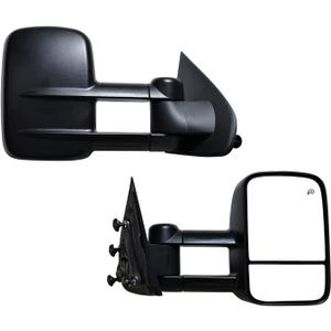 AERDM Towing Mirrors Replacement fit for 2014-2018 Chevy GMC Silverado Sierra 1500 2015-16 2500 HD 3500 HD Power Heated Mirrors