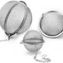 Stainless Steel Mesh Tea Ball, Extra Fine Mesh Tea Infuser for Loose Leaf Tea, Tea Strainers Tea Infuser Strainer Filters for Tea 3piece set