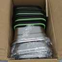 10-Piece Stainless Steel Food Storage Container Set with Airtight Lids - Durable, Eco-Friendly Kitchen Organizers for Freshness & ConveniencePantry, Dishwasher Safe (Various Sizes)