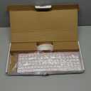 Wireless Keyboard and Mouse,2.4G Full Size and Portable Wireless Keyboard with Numeric Keyboard or Computer/Desktop/Laptop/Windows 10/8/7 -Pink