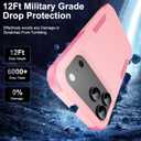 for iPhone 17 Pro Max Case [Shockproof] [Dropproof] [Heavy Duty Protection] [Pocket-Friendly] Slim & Tough Non-Slip Protective Phone Cover for iPhone 17 promax 6.9inch, Pink