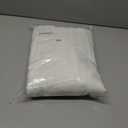 White Linen Curtains 63 Inch Length with Tassels for Living Room Linen Light Filtering Semi Sheer Drapes Neutral Boho Farmhouse Sheer Window Curtain 40x63