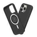 RhinoShield SolidSuit Case Compatible with Magsafe for [iPhone 16 Pro] | Shock Absorbent Slim Design Protective Cover with Premium Matte Finish 3.5M / 11ft Drop Protection - Classic Black