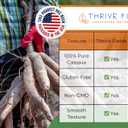 THRIVE FIELDS Cassava Flour - All-Purpose Yuca Root Flour for Baking - Grain and Nut Free, Non GMO - Great for Tortillas, Pancakes, Pasta, Cooking & More - 2 lb Bag (32 Ounce (Pack of 1))