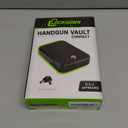 Lockdown Handgun Vault with All Steel Construction, TSA Approval and California DOJ Certification for Secure Storage of Pistols, Revolvers, Small Valuables (Compact)