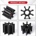 Water Pump Housing and Impeller Kit Replace for OEM# MerCruiser 46-807151A14 46-807151A7 807151A14 807151A7,Sierra 18-3150,Mallory 9-48350,for Mercruiser Alpha Bravo Engines