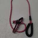 Rope Dog Leash 6ft Long,Traffic Padded Two Handle,Heavy Duty,Reflective Double Handles Lead for Control Safety Training,Leashes for Large Dogs or Medium Dogs,Dual Handles Leads(Pink)