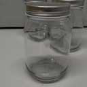 32 oz Wide Mouth Mason Jars, 1000ml Glass Jars with Metal Airtight Lids Clear Containers Canning Jars for Storage Overnight Oats, Jam, Honey, Salads, Yogurt, Spices, 4 Pack with 10 Labels & 1 Pen