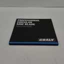 CRALY 10 Inch 100 Teeth Aluminum and Non-Ferrous Metal Cutting Circular Saw Blade, 5/8 Inch Arbor, Carbide Tipped, Thin Kerf, Black Ice Coating, for Thin Aluminum, Plastic, Composite(C10100AL)