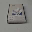 100% Blackout Shield Linen Blackout Curtains for Bedroom 84 Inches Long, Back Tab/Rod Pocket Living Room Drapes, Thermal Insulated Blackout Curtains 2 Panels Set, 50" W x 84" L, Cream