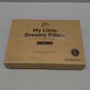 Mini Toddler Pillow with Pillowcase - 9x13 My Little Dreamy Travel Kids Pillow for Sleeping, Toddler Bed, Small, Tiny, Organic Cotton Pillowcase, Soft & Breathable, Kids 2-4 Years Old(Soft White)