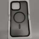 Maledan Magnetic for iPhone 16 Pro Max Case with Stand - iPhone 16 Pro-Max Case with Kickstand Compatible with MagSafe, Shockproof Protection Slim Bumper Phone Case for iPhone 16 ProMax Clear Black