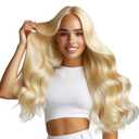 28 Inch 613 Lace Front Wigs Human Hair 13X6 HD Transparent Lace Front Blonde Wig Human Hair Pre Plucked 180% Density Body Wave Wigs for Women