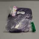 Pruple Bob Wig with Bangs Short Pruple Wigs for Women 12 Inch Shoulder Length Straight Colorful Synthetic Fiber Hair Wig for Halloween Costume Use (Wig and Sunglasses) (Dark Purple)