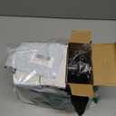 Thsinde 6-Pack Solar Gutter Led Lights, Outdoor Solar Fence Lights Deck Lights for Eaves Garden Landscape Yard (Black)