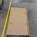 Neoaider DJ Booth Table Station w/2 Storage Triangular Panel, DJ Facade Booth with Black & White Scrims, Detachable DJ Table, Carrying Bag, Foldable Metal Frame DJ Booth Panel for Show, Wedding, Clubs