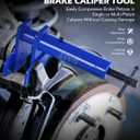 Orion Motor Tech Caliper Piston Compressor Tool, Universal Brake Caliper Tool for Multi Piston Brake Pad Spreader, Heavy Duty Brake Caliper Spreader Tool with Magnetic Expansion Plates & Hanger Hooks